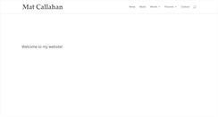 Desktop Screenshot of matcallahan.com