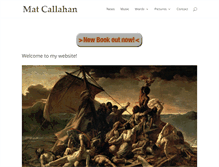 Tablet Screenshot of matcallahan.com